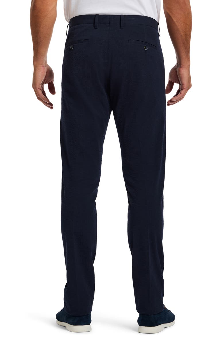 Robert Graham Rayburn Jacquard Straight Leg Pants, Alternate, color, Navy