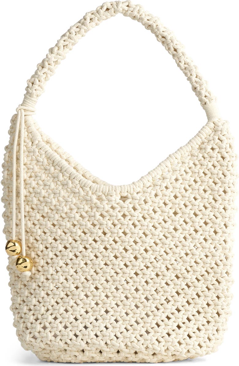 Madewell The Camren Rope Bag, Main, color, Antique Cream