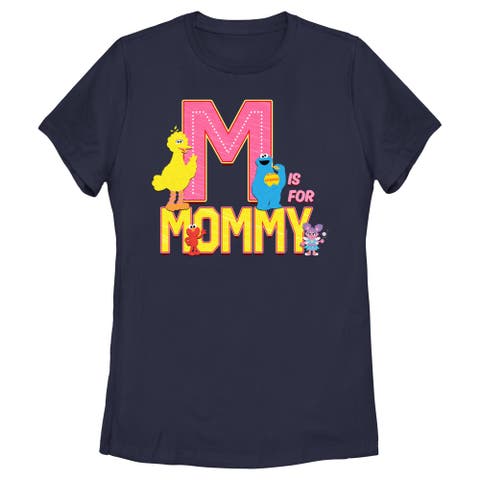 Women's Sesame Street M Is for Mommy  Graphic T-Shirt