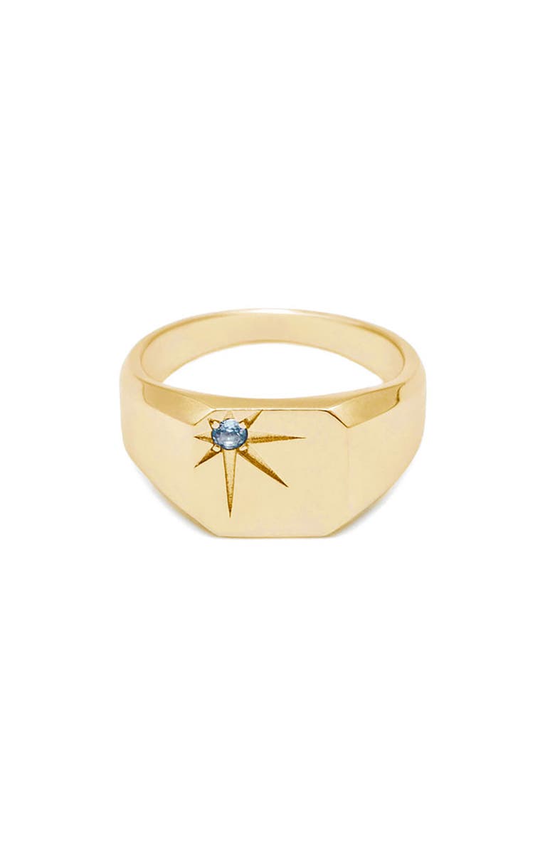 Serge DeNimes Men's Guardian Ring, Main, color, Gold