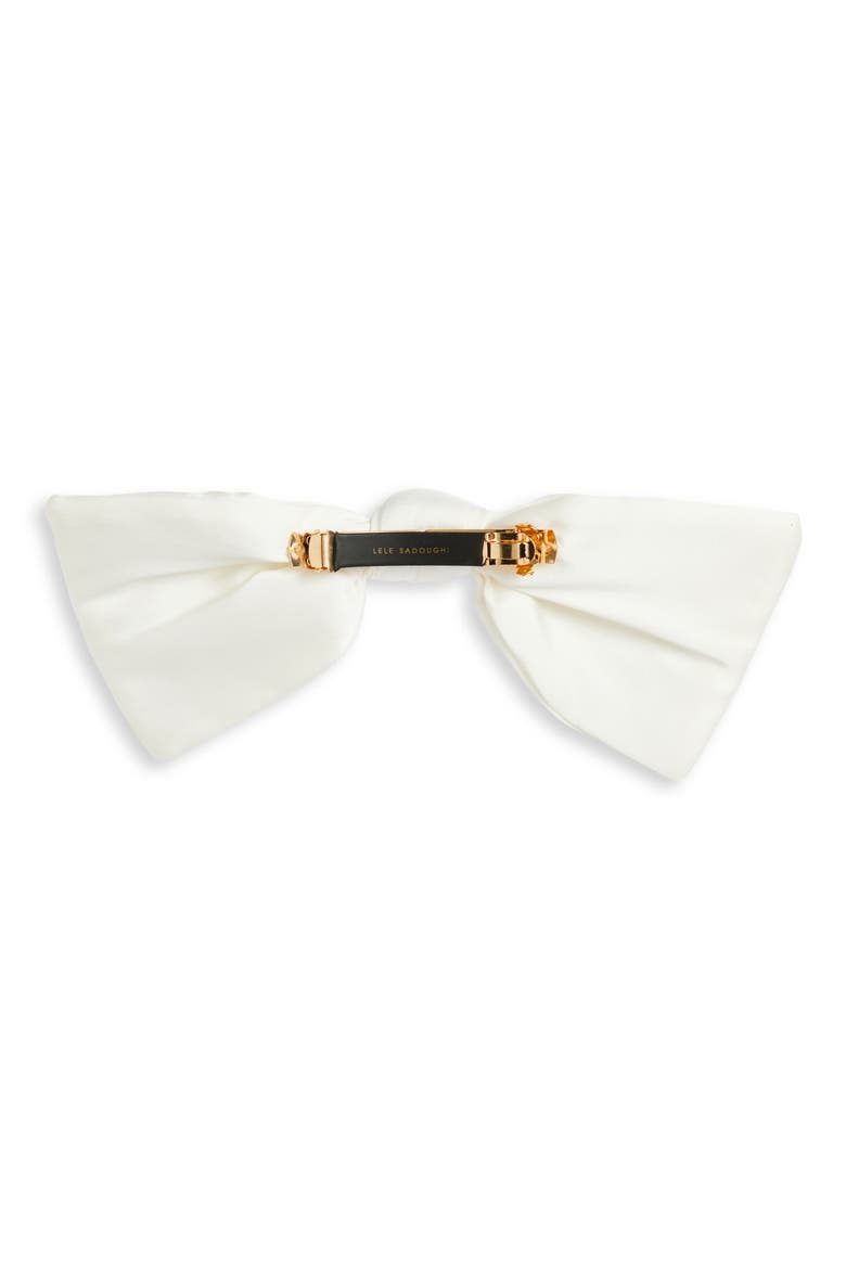 Paloma Crystal Embellished Bow Barette, Alternate, color, APRIL DIAMOND