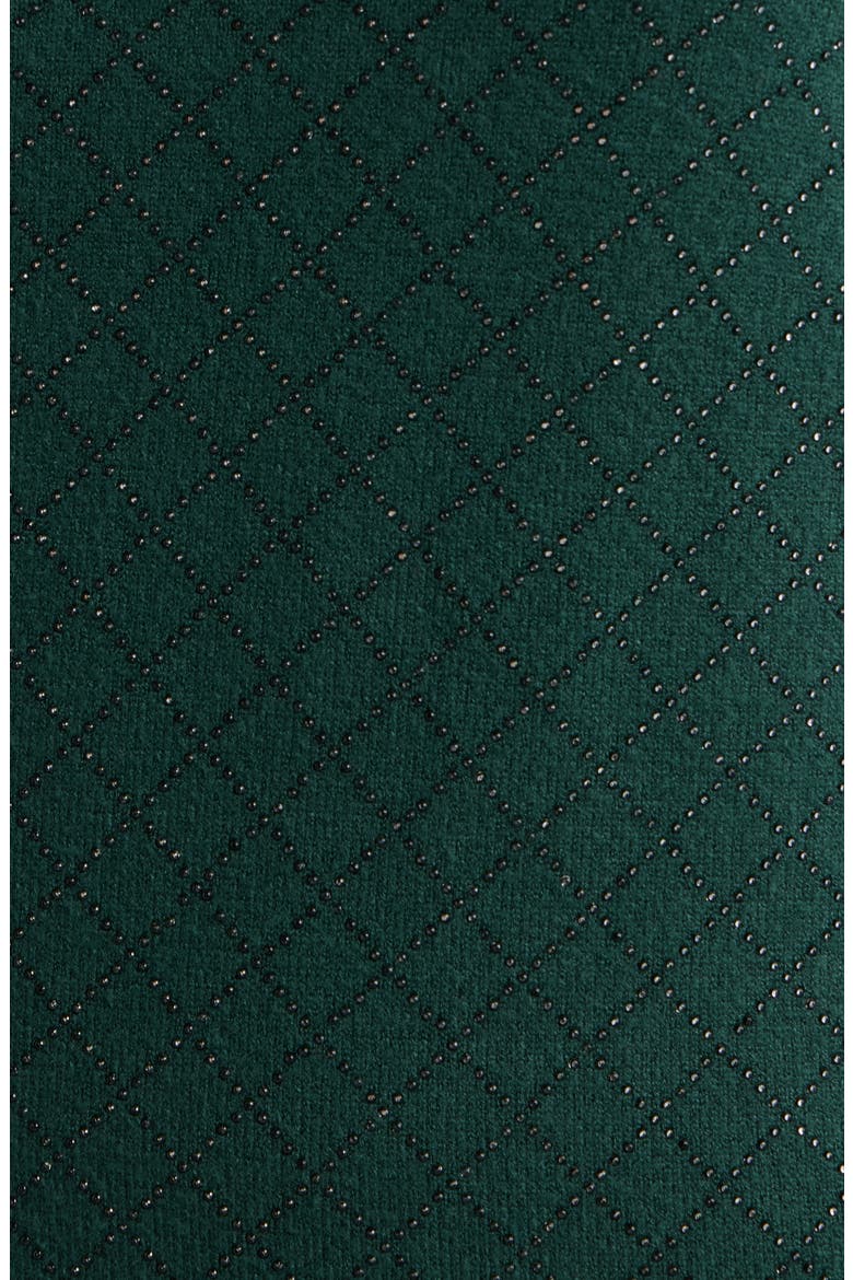 Diamond Quilted Mock Neck Sweater Tank, Alternate, color, PINE FOREST