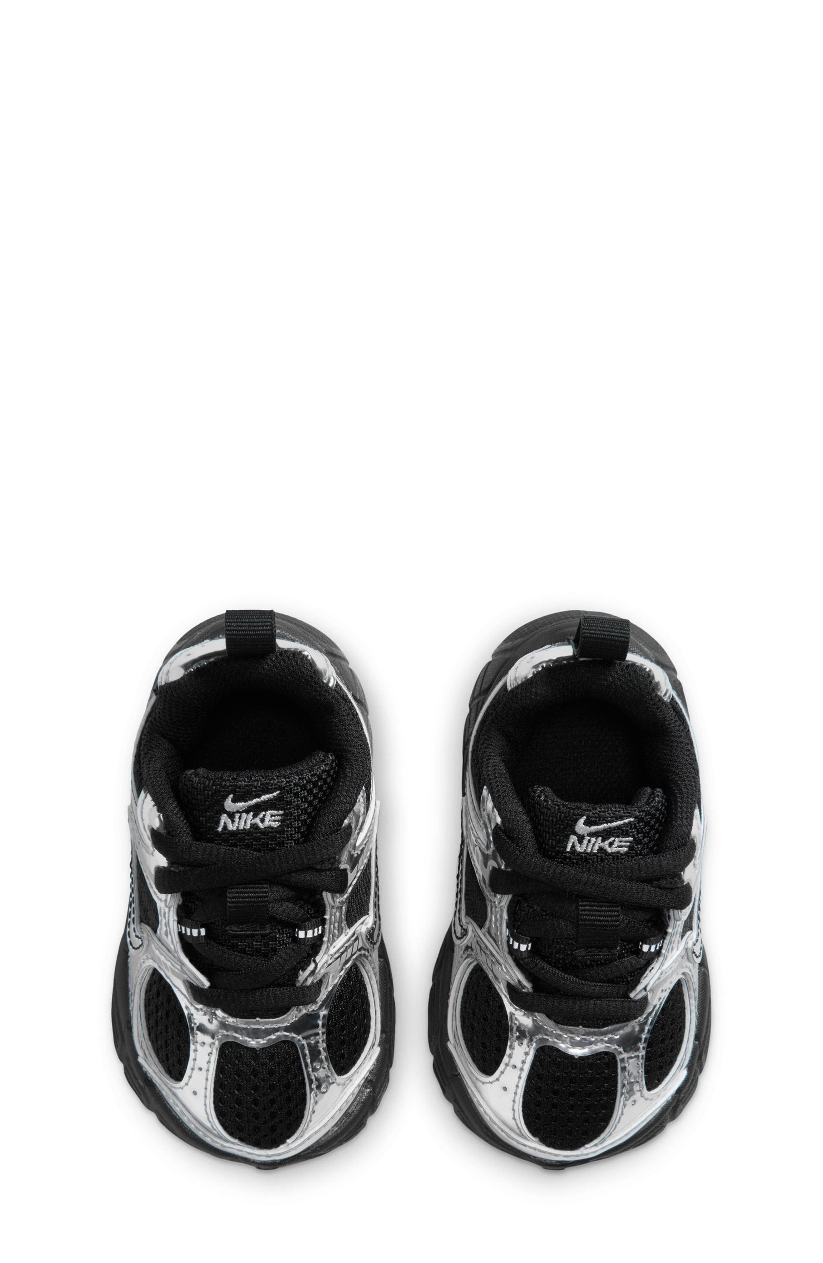 Kids' V5 RNR Shine Sneaker, Alternate, color, BLACK/ METALLIC SILVER