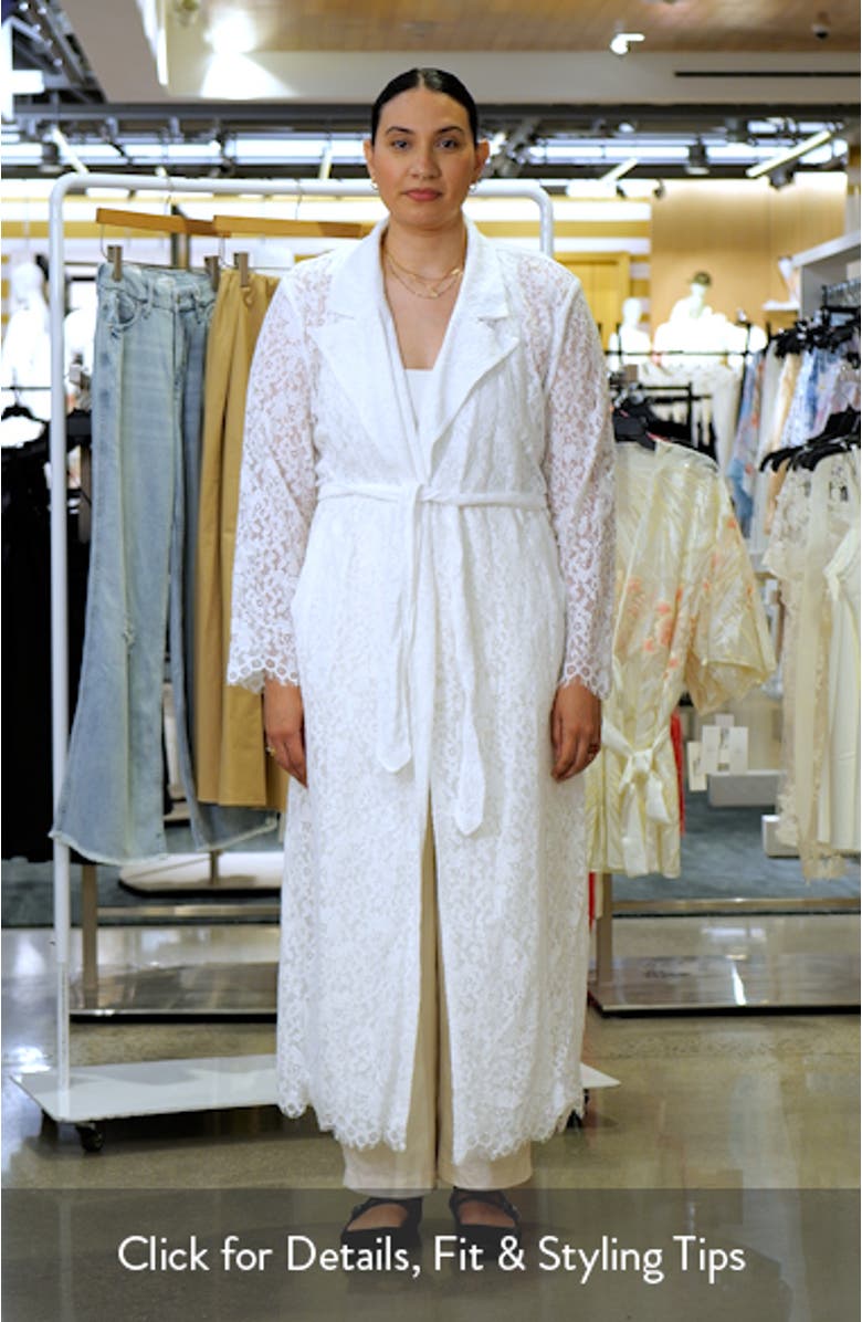 Earhart Lace Trench Coat, sales video thumbnail