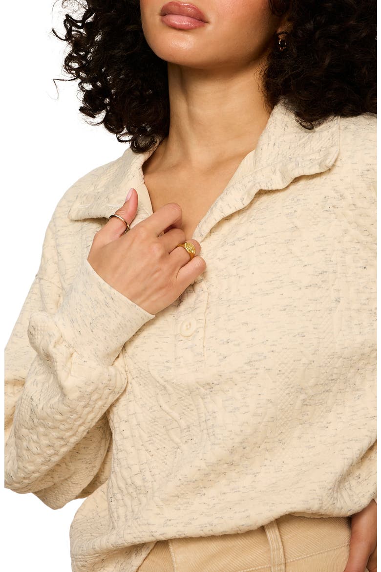 Halley Relaxed Pullover, Alternate, color, HEATHER BONE