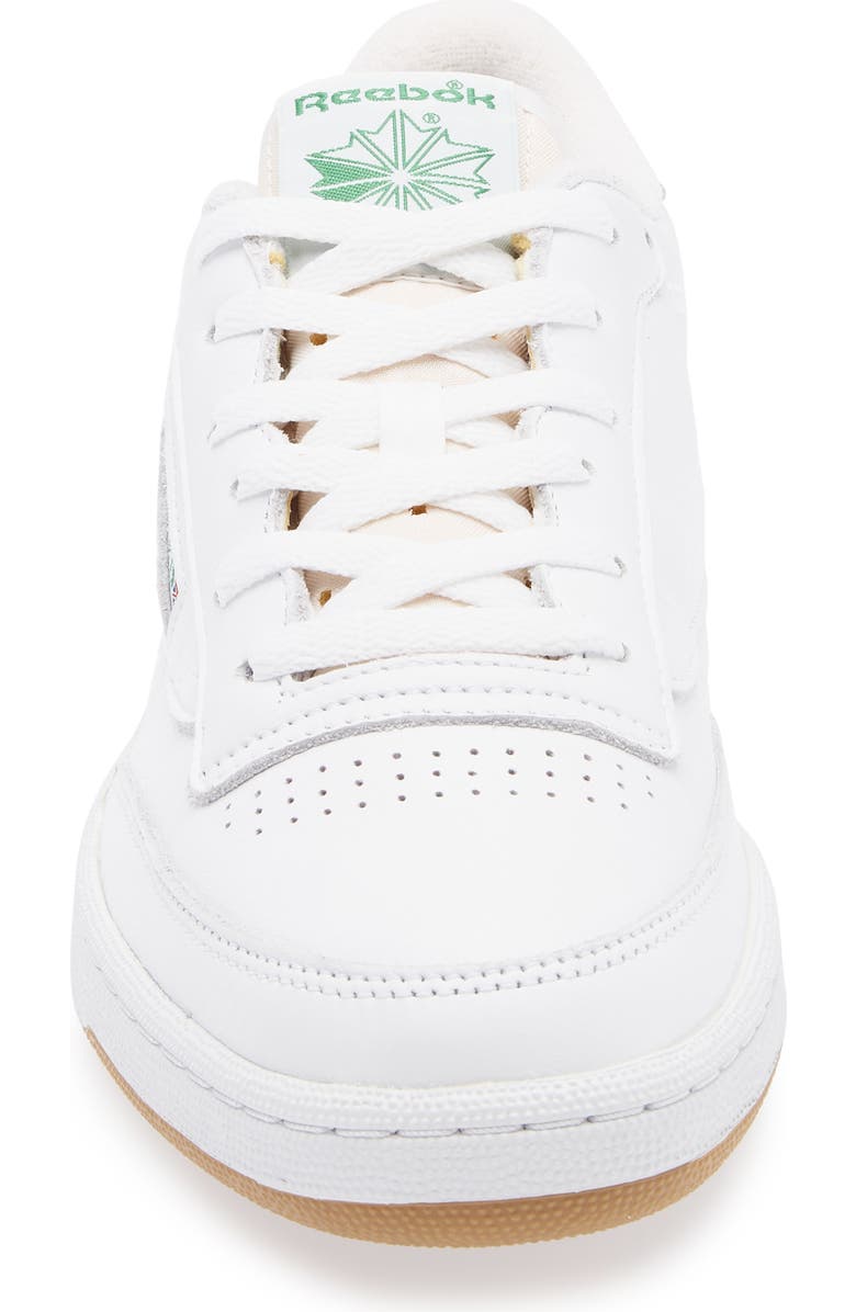 Reebok Club C 85 Vintage Sneaker, Alternate, color, White/ Glengreen/ Rubbbergum