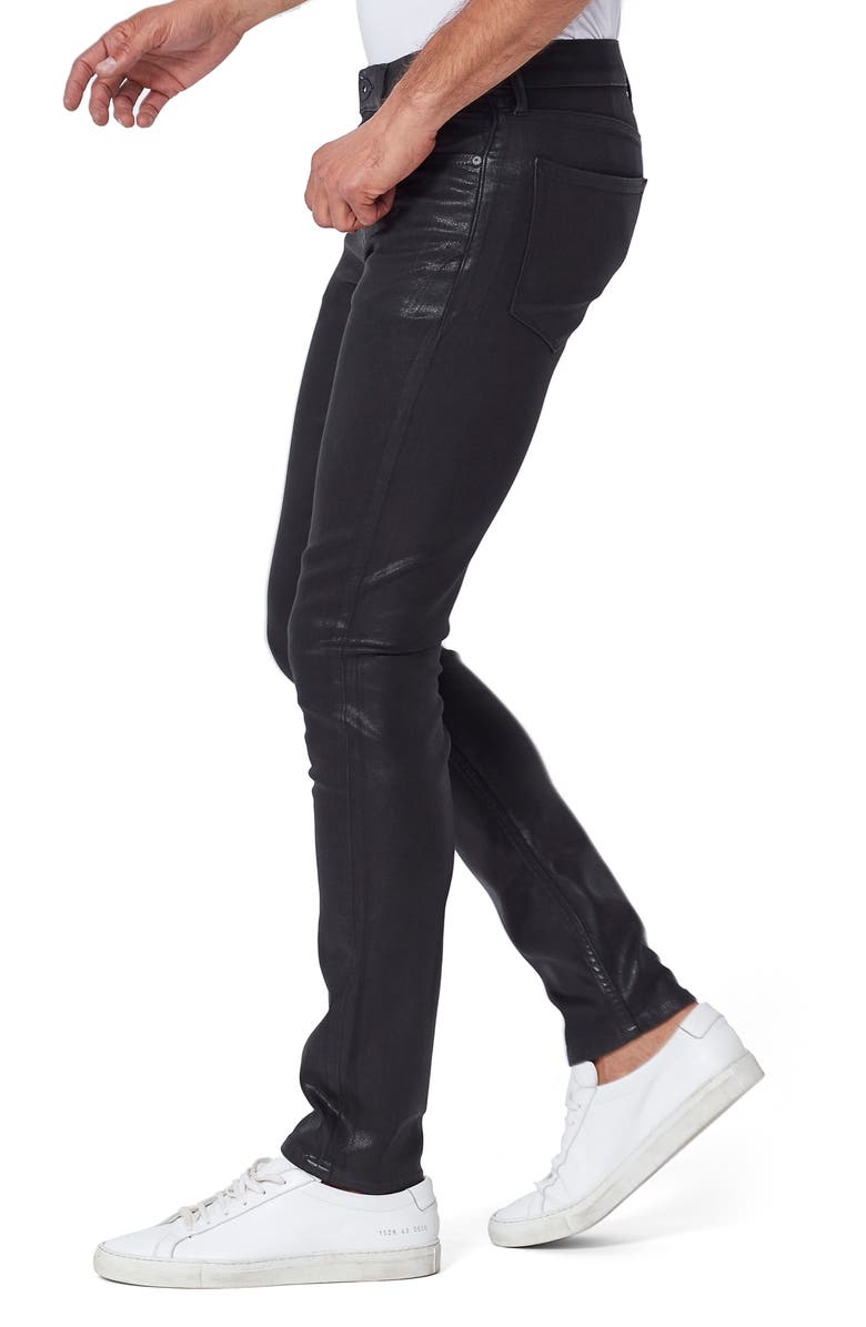 PAIGE Lennox Transcend Coated Slim Fit Jeans, Alternate, color,