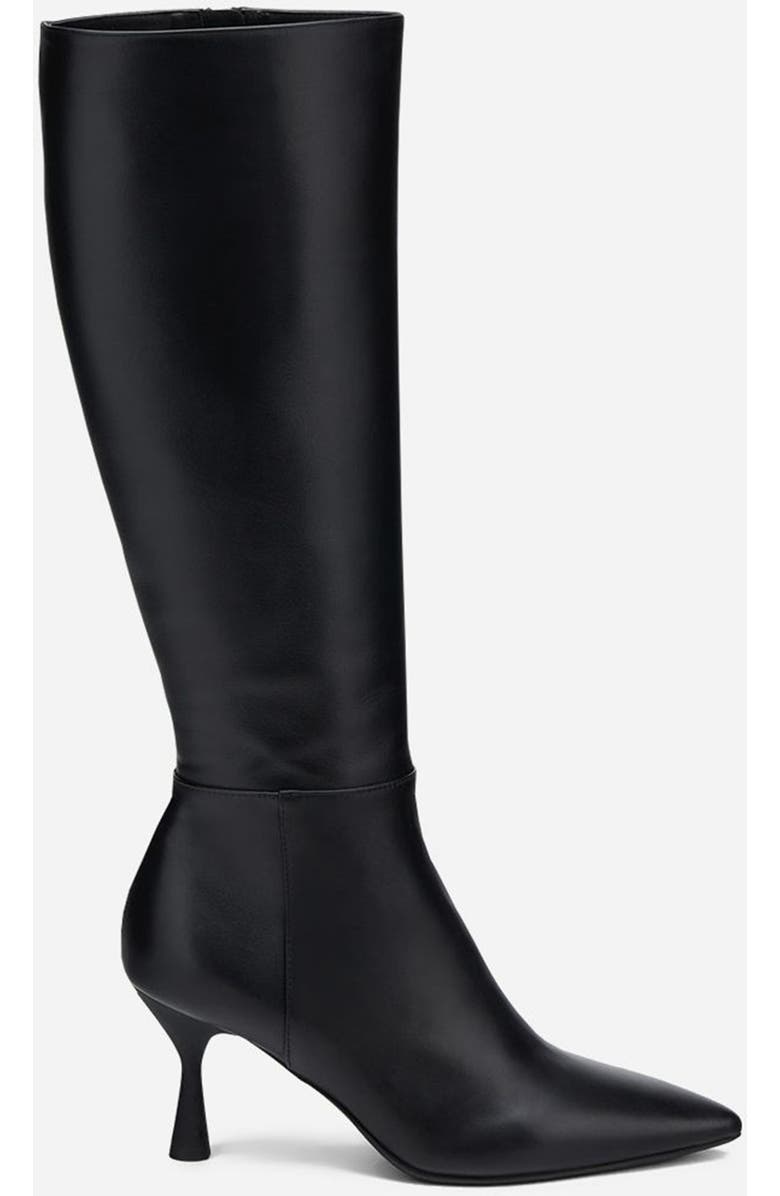 AGL Ide High Leather Boot, Main, color, Black Nappa