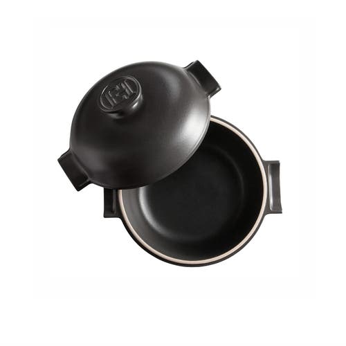 Emile Henry Delight 2 Quart Round Dutch Oven, Slate In Slate