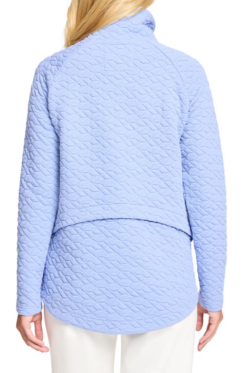 Nz Active By Nic+zoe All Year Prism Quilted Jacket In Cool Blue