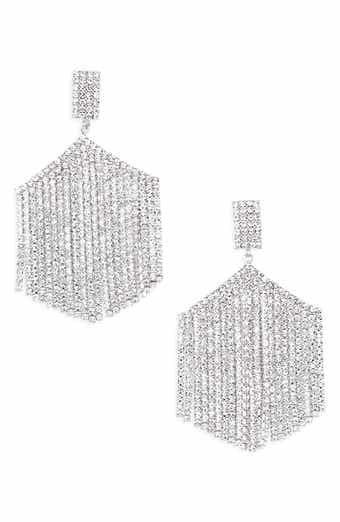 Tasha Crystal Fringe Drop Earrings