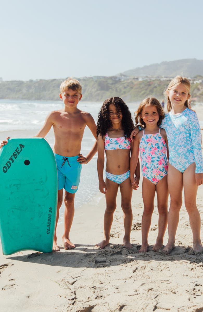 Feather 4 Arrow Kids' High Tide UPF 50+ One-Piece Swimsuit, Alternate, color, Multi