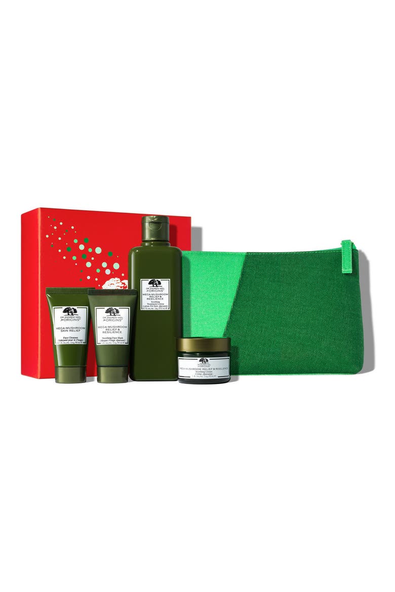 Skin-Fortifying Delights Mega-Mushroom Skin Care Set USD $110 Value, Main, color, NO COLOR