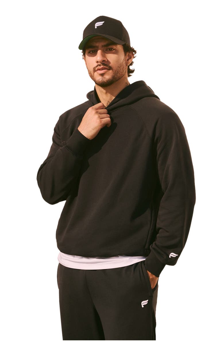 Fabletics Men's The Year Round Terry Hoodie, Alternate, color, Black