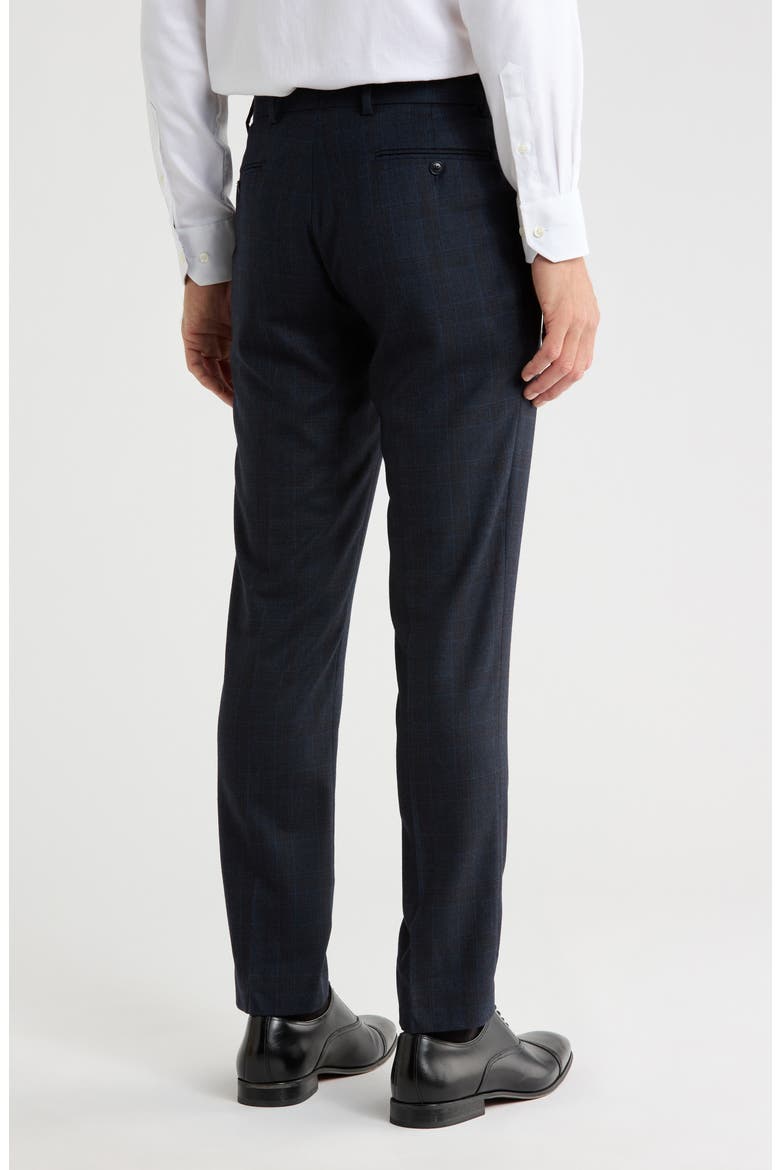 Wool Dress Pants, Alternate, color, NAVY/ BROWN