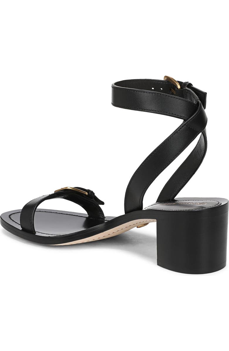 Veronica Beard Elia Ankle Strap Sandal, Alternate, color, Black