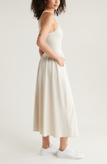 Effortless Cutout Back Hybrid Dress