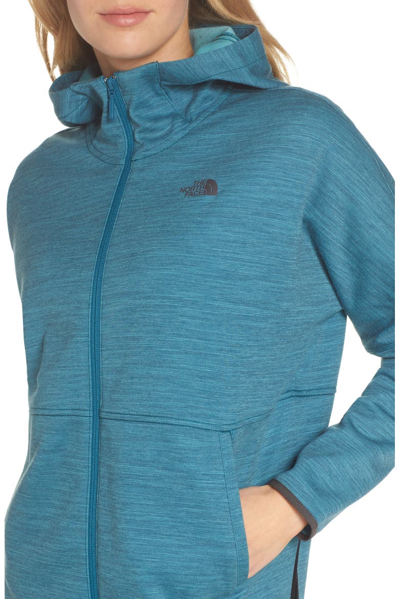 Slacker Hooded Jacket, Alternate, color, CORAL BLUE SPACE DYE