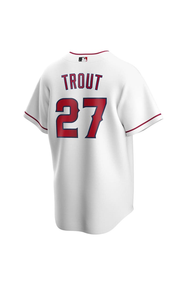 Nike Youth Nike Mike Trout White Los Angeles Angels Alternate Replica Player Jersey, Alternate, color, White
