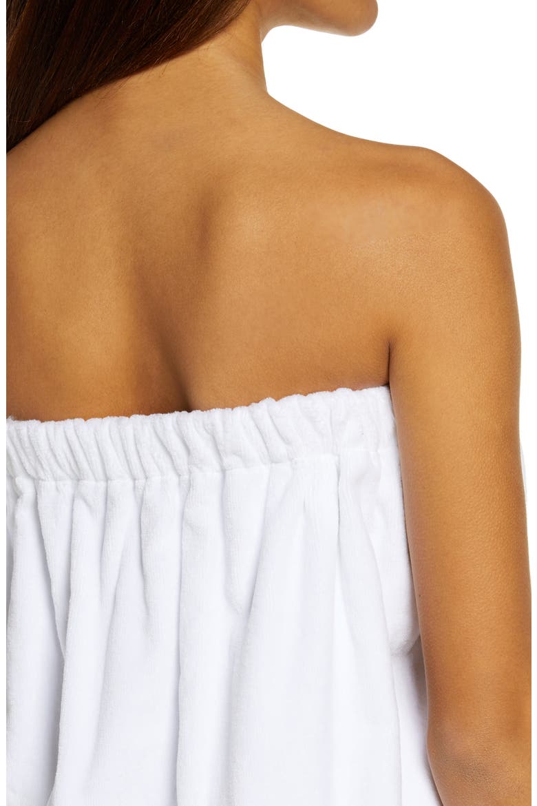 Hampstead Terry Velour Wrap, Alternate, color, WHITE