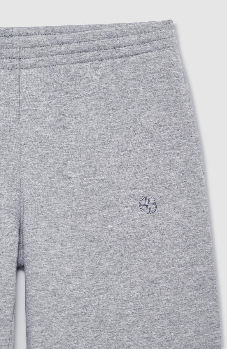 ANINE BING Monogram Kacey Sweatpant, Alternate, color, Medium Heather Grey