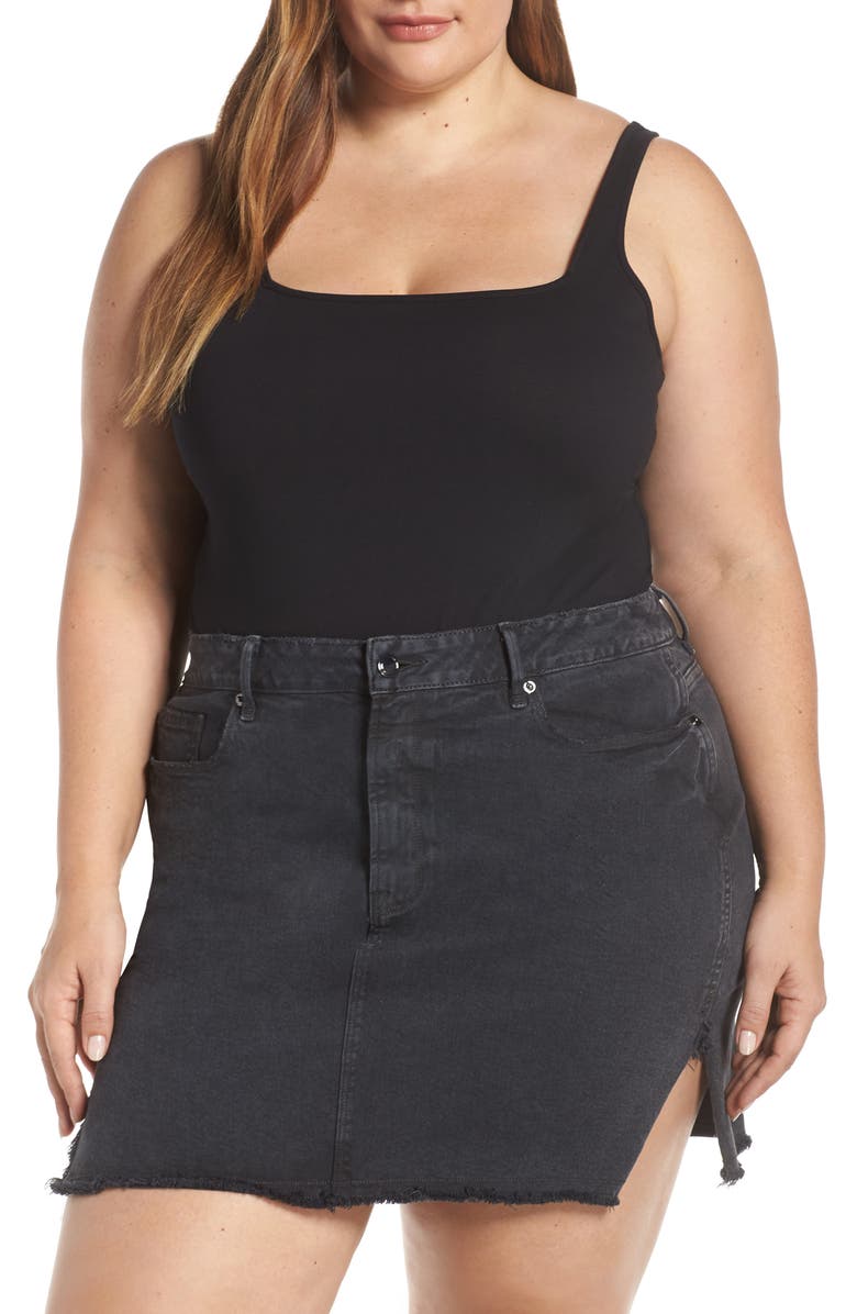 BP. Square Neck Bodysuit, Main, color, 