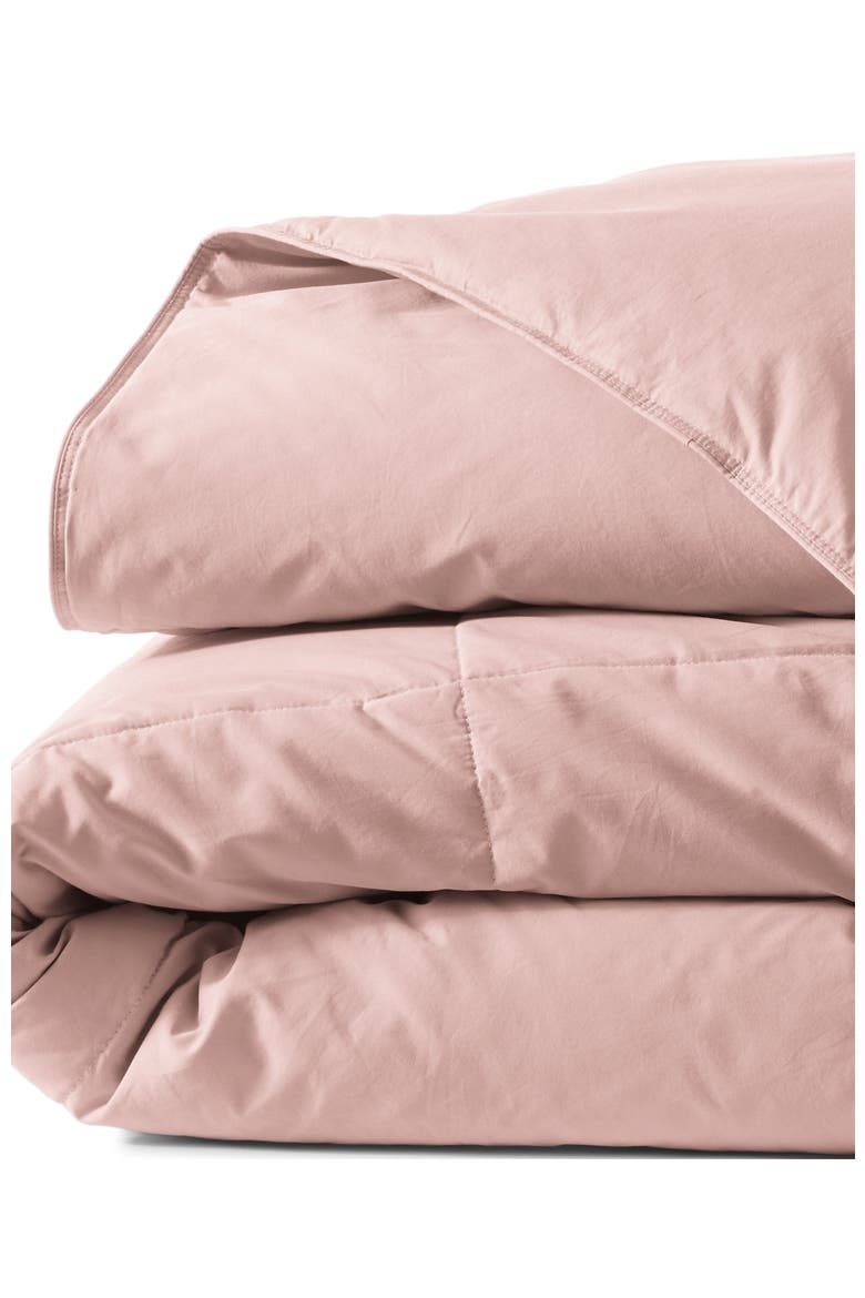 Pureloft Synthetic Down Comforter, Main, color, Antique Rose Water