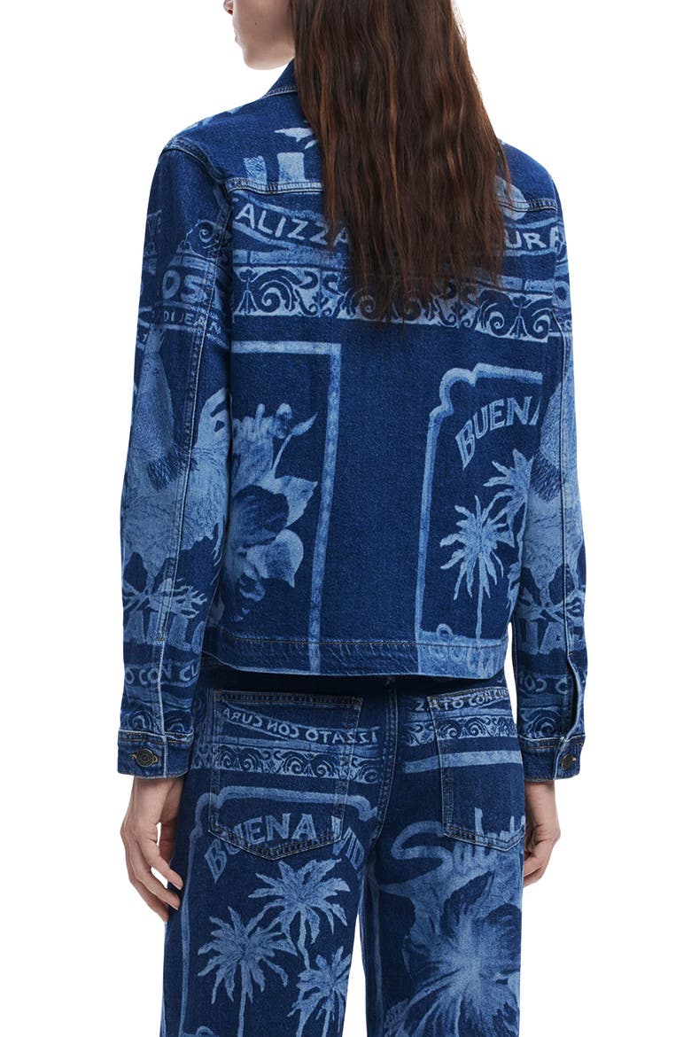 Trucker Jacket, Alternate, color, MEDIUM BLUE