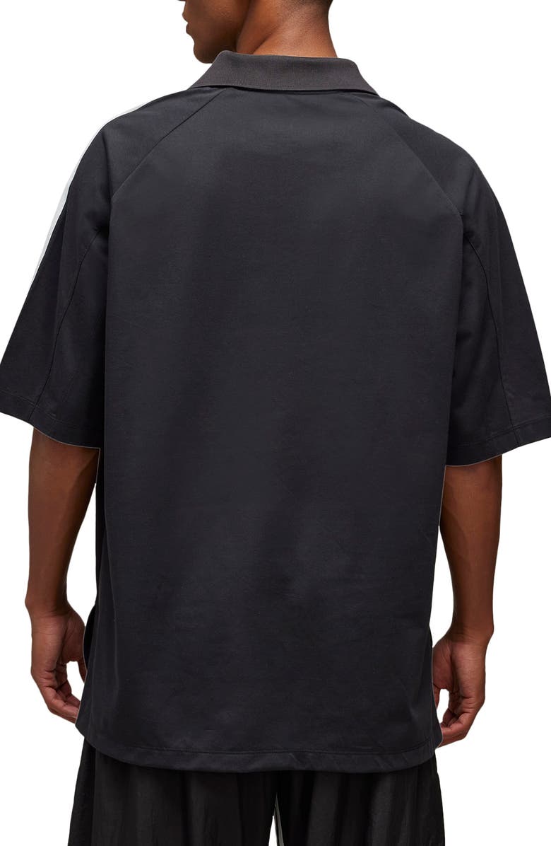 Y-3 Johnny Collar Soccer T-Shirt, Alternate, color, 