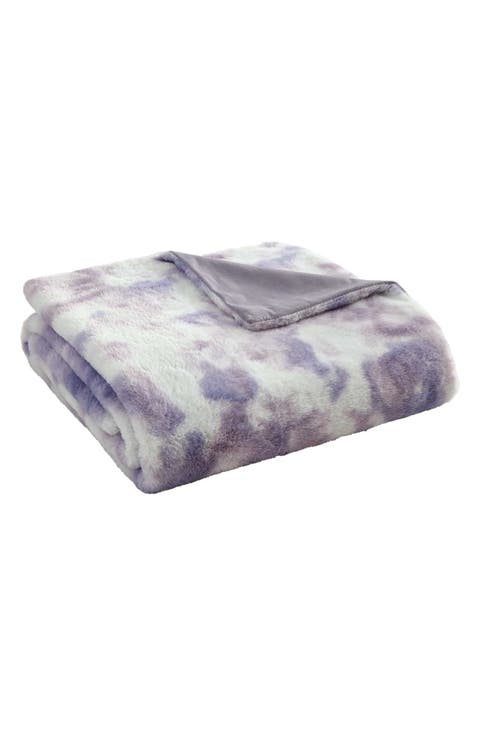 Sunset Tie Dye Throw Blanket