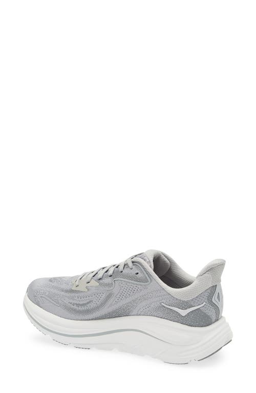 Hoka Clifton 10 Running Shoe In Gray