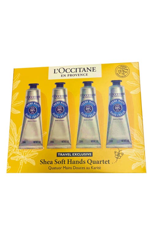 L'occitane Shea Soft Hand Quartet In Transparent