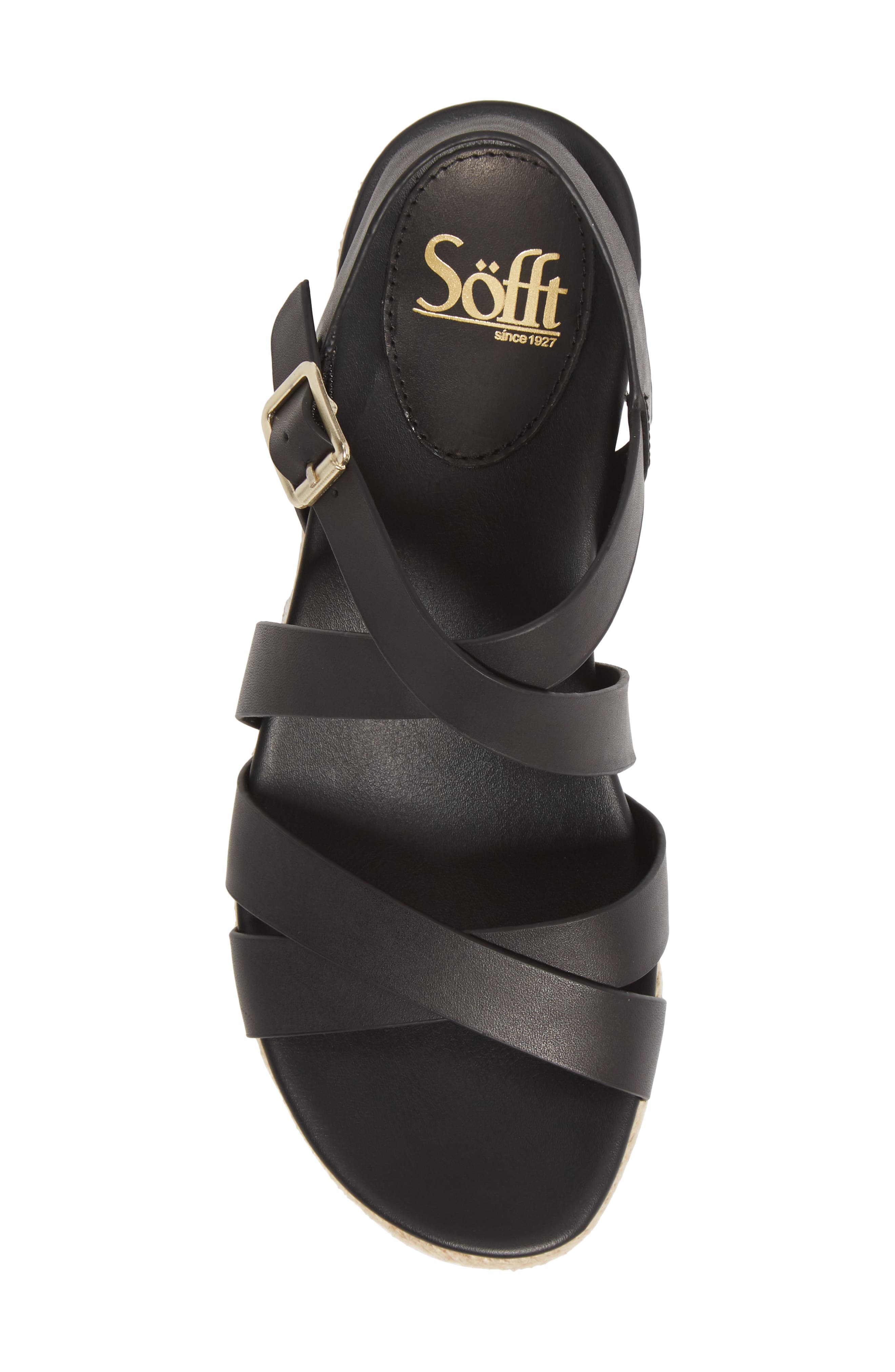 Söfft Beechwood Platform Sandal, Alternate, color, 