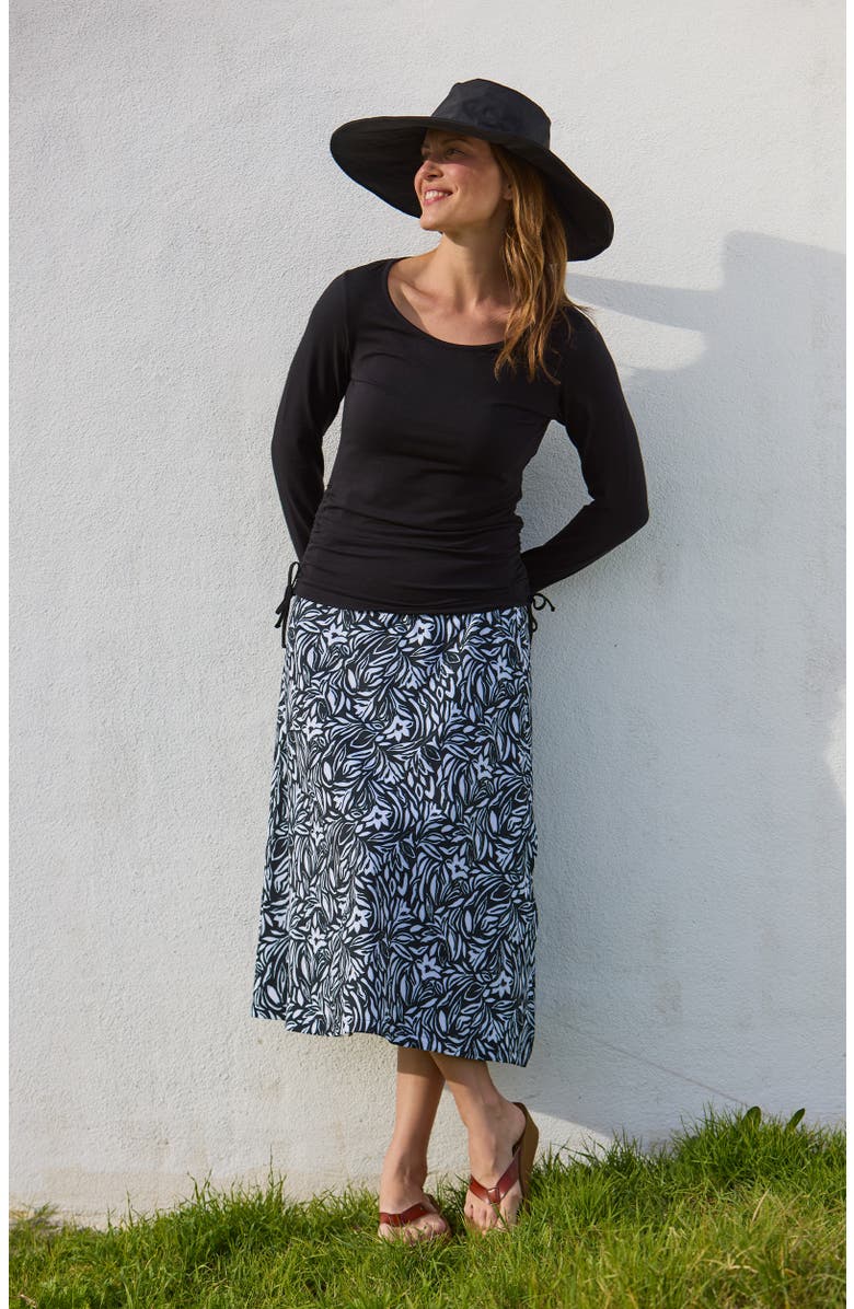UV Skinz UPF Sun Wrap Skirt, Alternate, color, Black