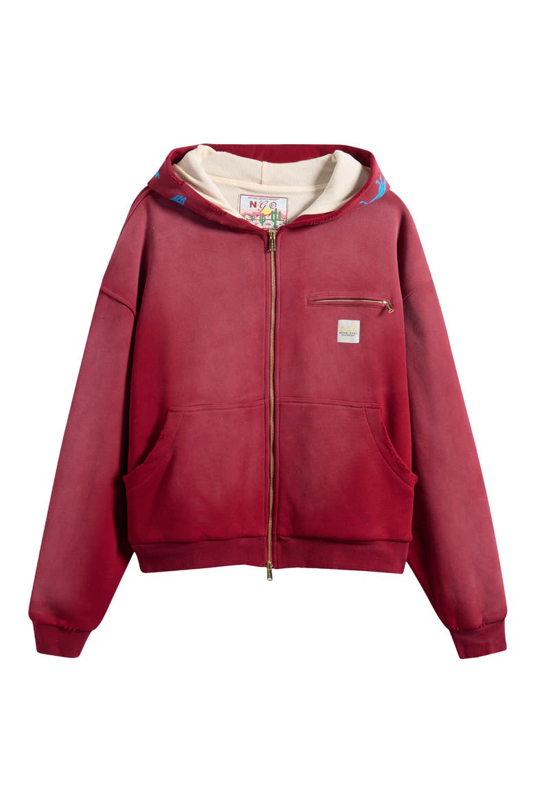 Running Horse Hoodie, Alternate, color, MAROON