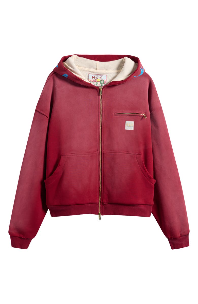 N.G.O. Running Horse Hoodie, Alternate, color, Maroon