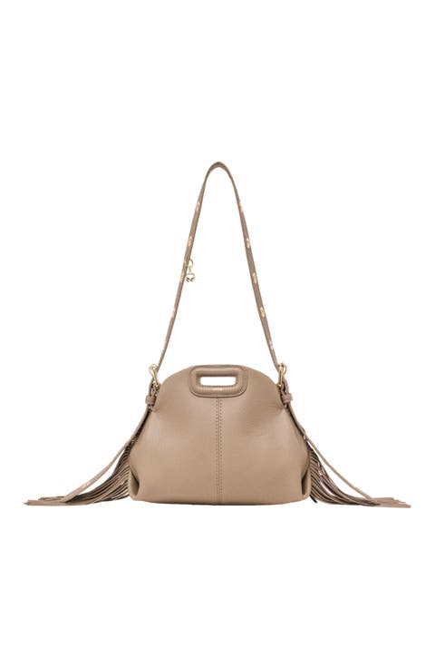 Grained leather mini Miss M bag