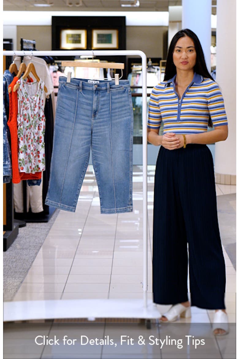 Midtown High Waist Capri Jeans video