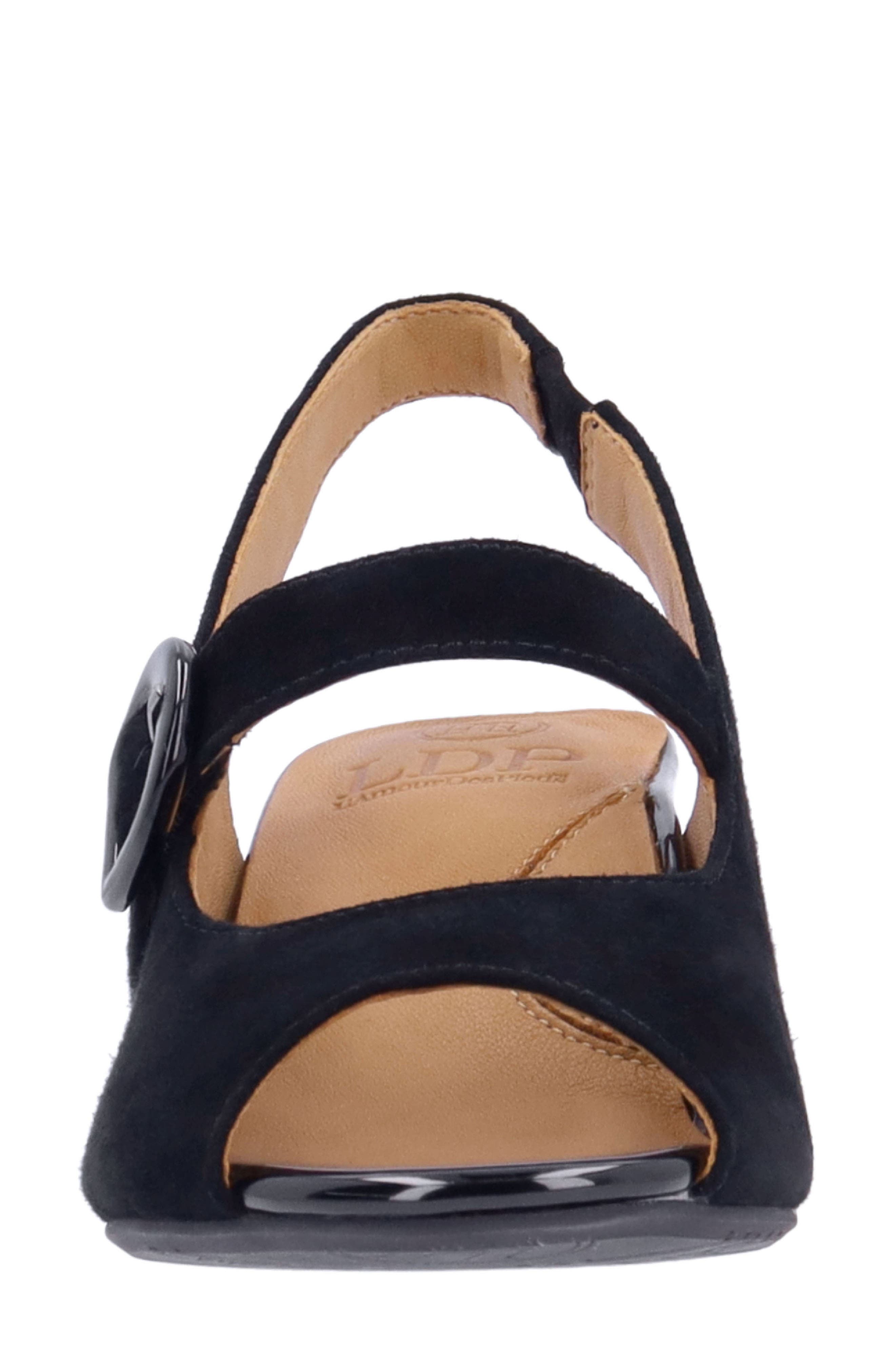 L'Amour des Pieds Merryn Slingback Mary Jane Sandal, Alternate, color, Black