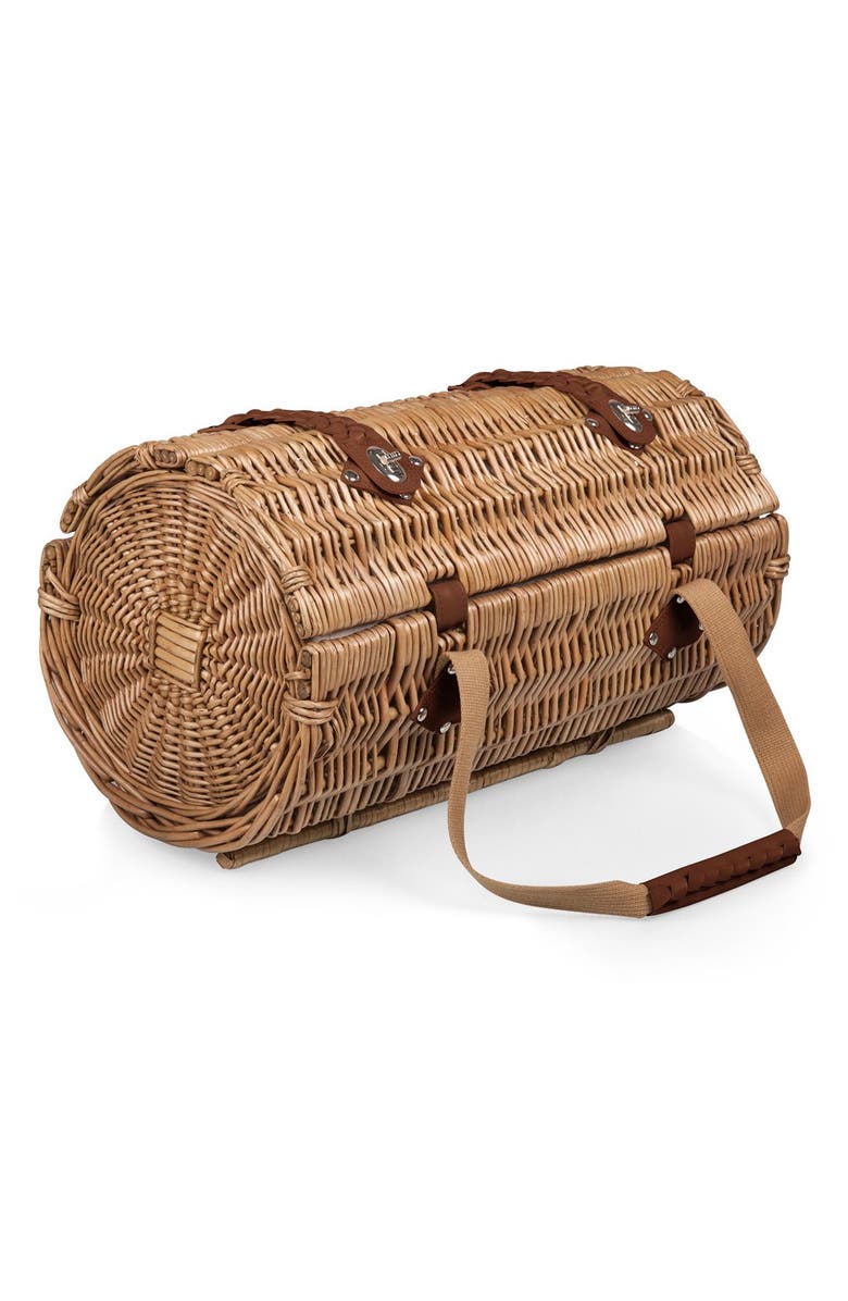 Picnic Time 'Verona' Wicker Picnic Basket, Alternate, color,