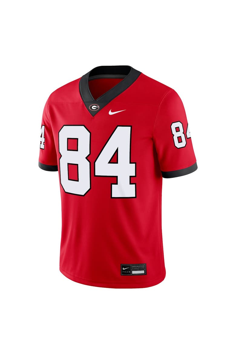 Men's Nike Ladd McConkey Red Georgia Bulldogs Player Game Jersey, Alternate, color, Red