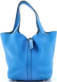 Pre-Owned Hermes Picotin Lock Bag Clemence MM