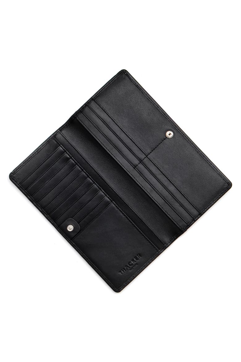 Anna Bifold Leather Wallet, Alternate, color, BLACK