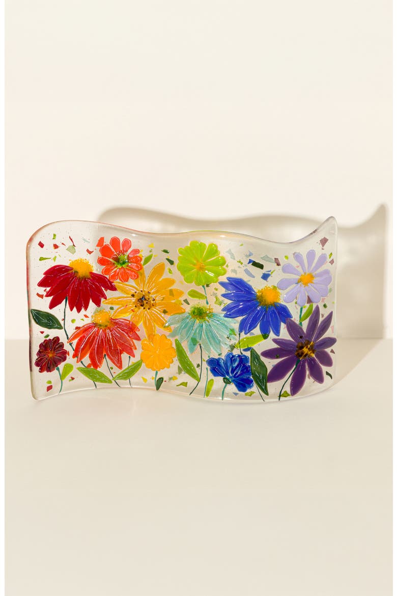 Sunlit Garden Glass Sculpture by Ohland Studios, Main, color, Multi