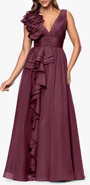 Xscape Evenings Ruffle Organza Gown