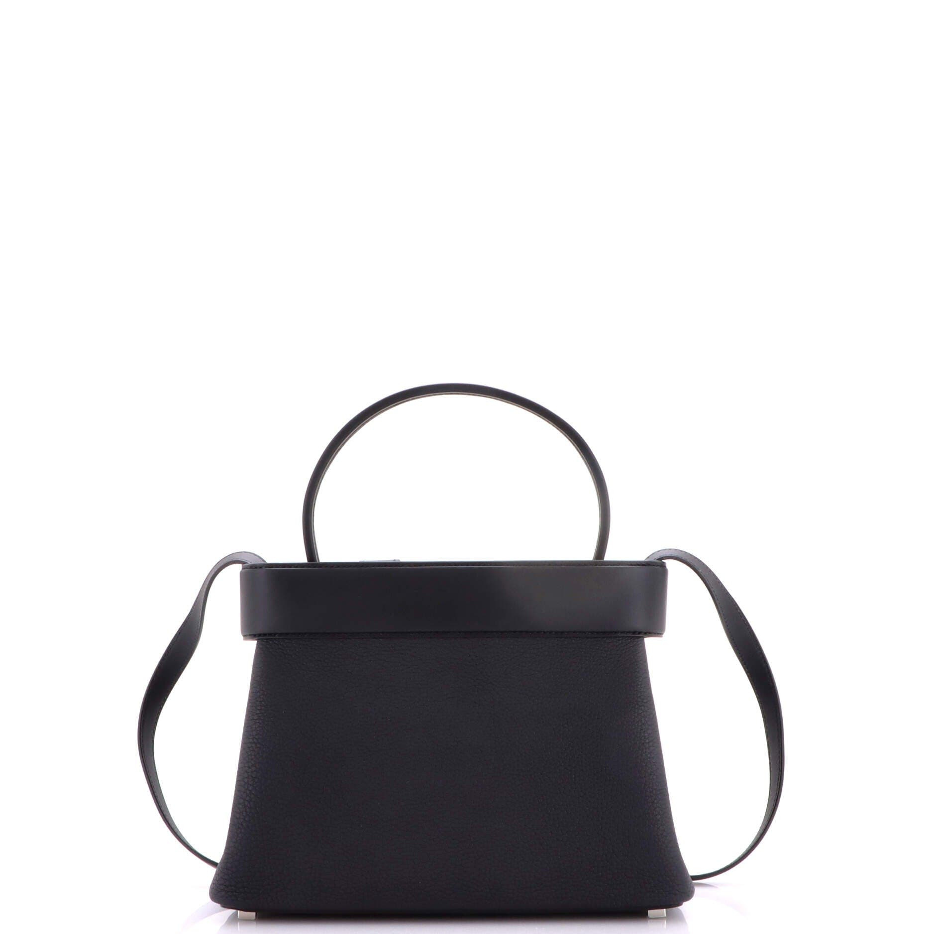 Pre-Owned Hermes Medor Handbag Togo, Alternate, color, Noir