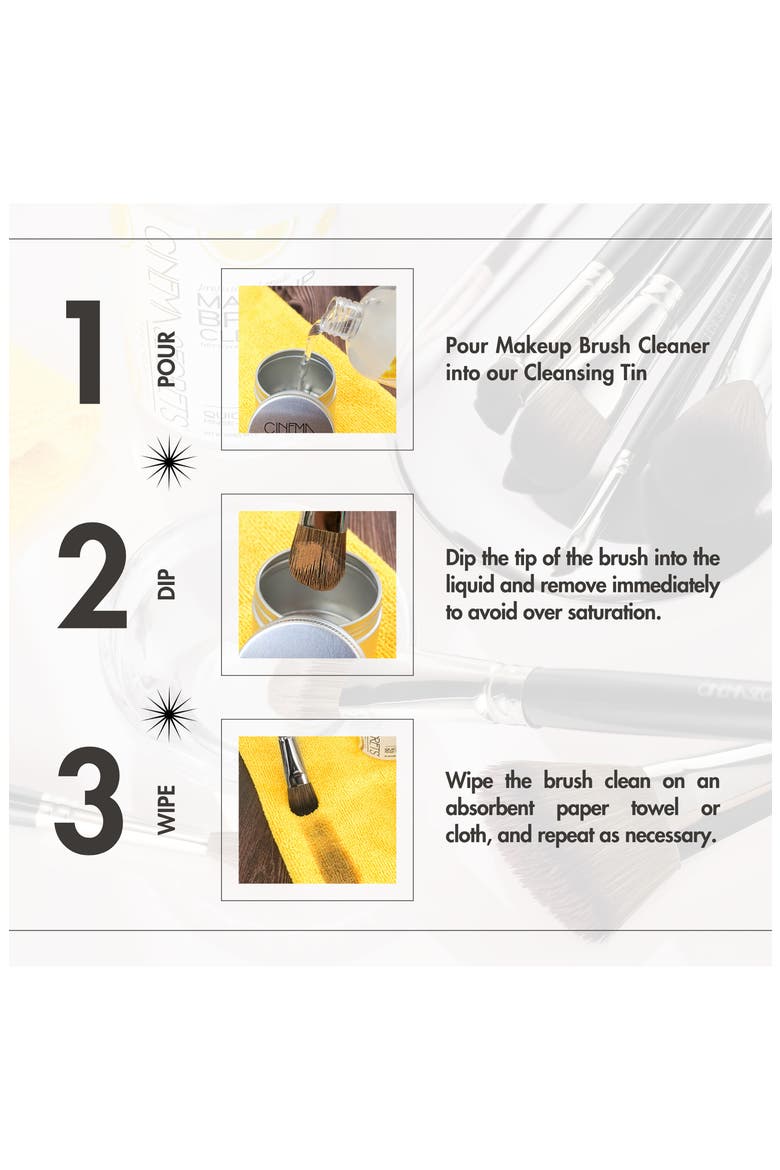 Professional Makeup Brush Cleaner Kit $28 Value, Alternate, color, LEMON