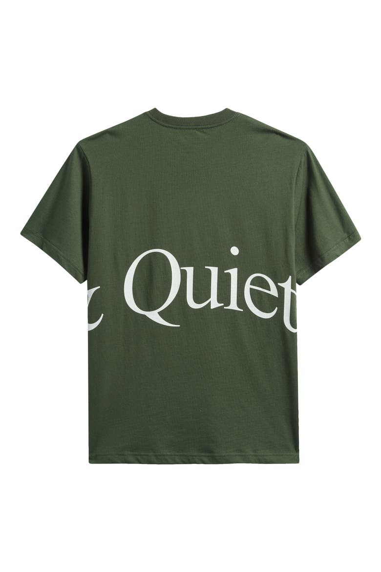 Jumbo Wordmark Graphic Cotton T-Shirt, Alternate, color, FOREST