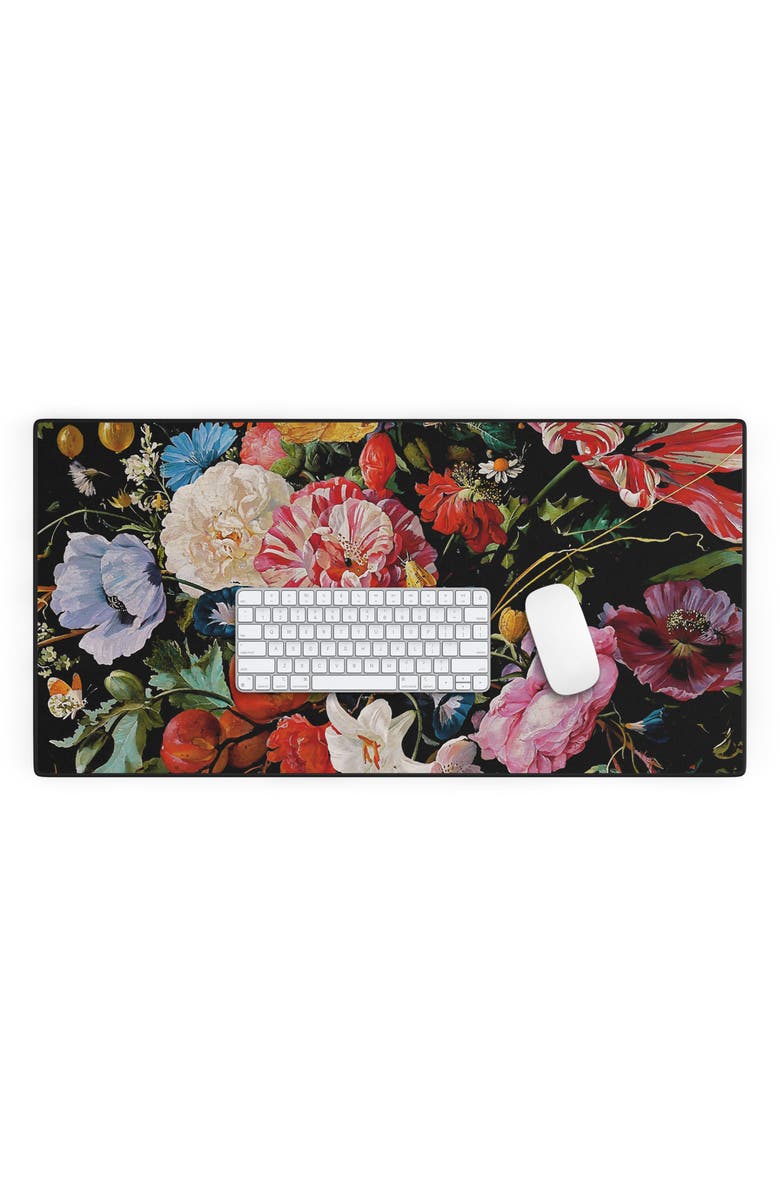 Deny Designs Burcu Korkmazyurek Night Garden Desk Mat, Alternate, color, Multi