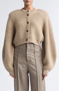 RÙADH The Cadogan Cropped Cashmere Cardigan